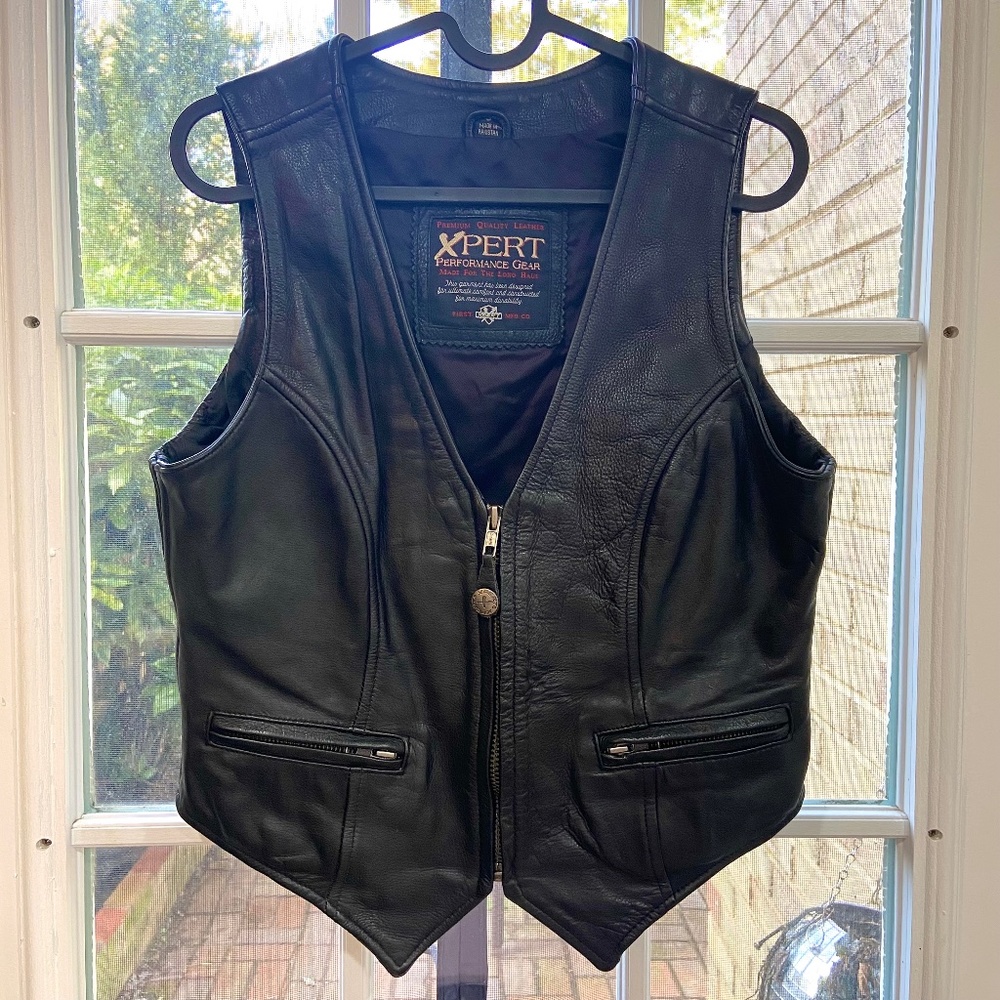 Xpert Performance Gear Leather Vest Gem